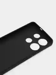 Черный чехол BROSCORP для Infinix Note 30 матовый, силиконовый, тонкий, с покрытием soft-touch