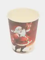 Коралловый стакан бумажный "Новый год", 0,2 л