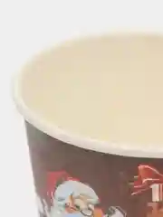 Коралловый стакан бумажный "Новый год", 0,2 л