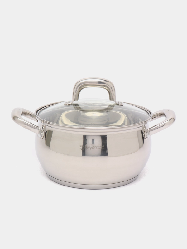 Кастрюля Maestro MR-3515-20, с крышкой, 3,8 л, 20 см