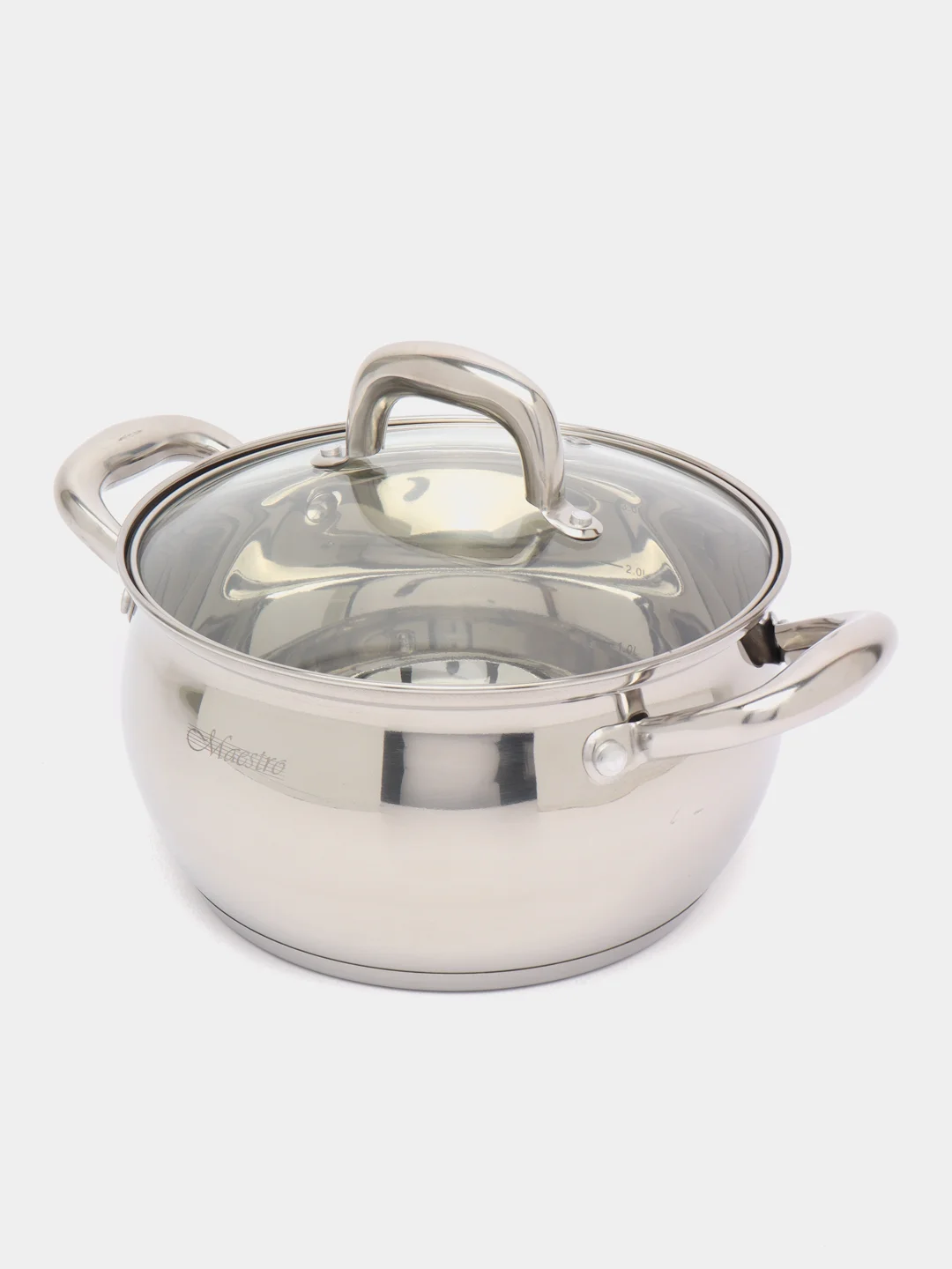 Кастрюля Maestro MR-3515-20, с крышкой, 3,8 л, 20 см