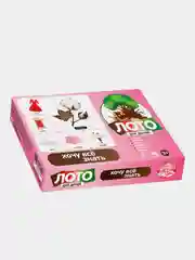 Розовый настольная игра лото для детей. Развивающая игра
