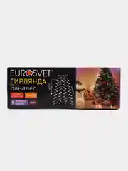 Желтый гирлянда - занавес, 0.45 х 1.5 м, длина кабеля 3 м, гирлянда для елки