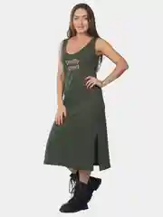 Платье женское KLERY "Pretty Smart", хаки, КП1437П2
