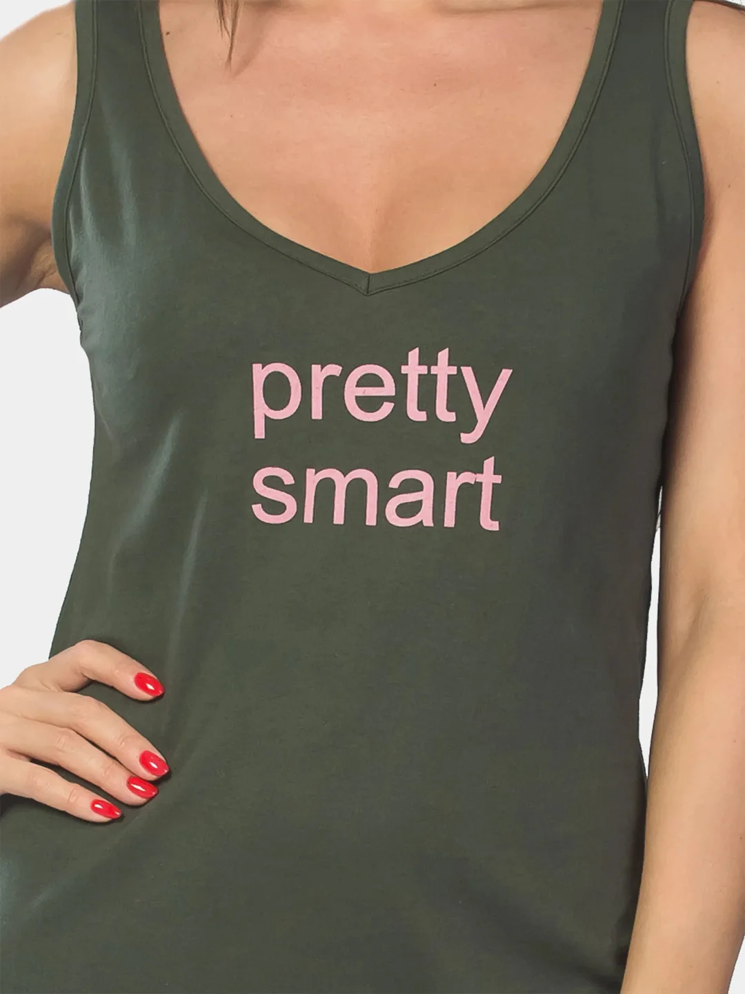 Платье женское KLERY "Pretty Smart", хаки, КП1437П2