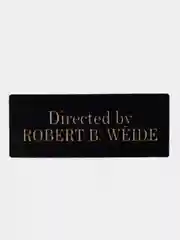 Значки деревянные "Directed by Robert B.Weide"