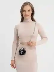 Сумка-радикюль из экокожи на цепочке