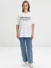 Белый oversized футболка Bad Rules