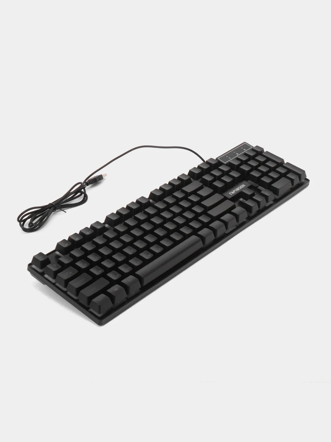 Черный игровая клавиатура Гарнизон GK-200GL мембранная