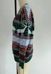 Зеленый свитер зимний, новогодний