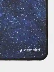 Голубой коврик для мыши Gembird, резиновая основа, 80 х 30 см