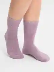 Сиреневый носки женские, ангора