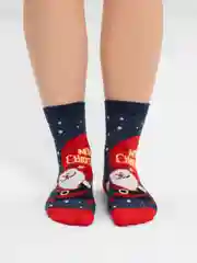 Лазурный носки новогодние, унисекс