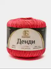 Белый пряжа Денди Камтекс 100% мерсеризованный хлопок 50 г 330 м