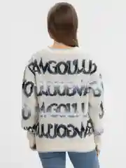Oversized свитер Words Blue, женский