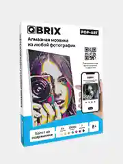 Алмазная мозаика по твоей фотографии на подрамнике QBRIX POP-ART A4