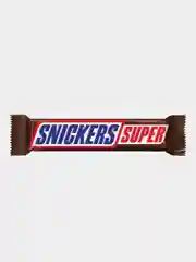 Шоколадный батончик Snickers Super, нуга, карамель, арахис, шоколад, 80г