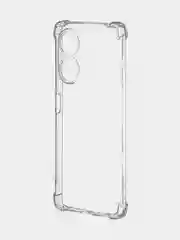 Чехол противоударный для Oppo A58 4G, с защитой камеры, силиконовый, прозрачный
