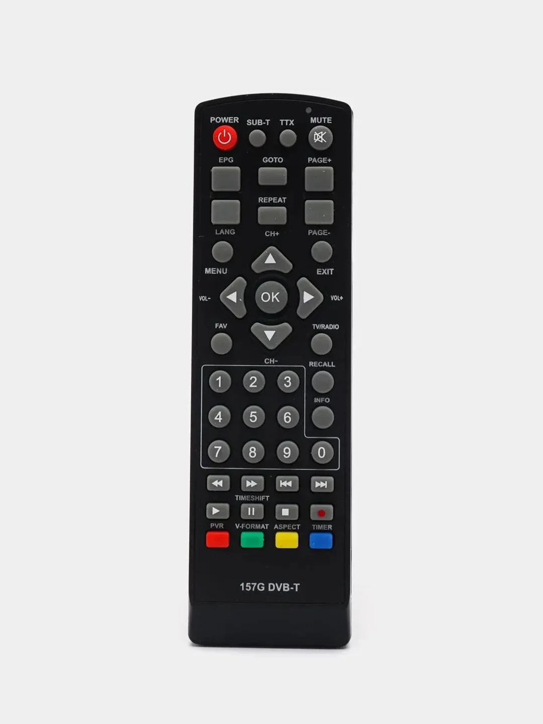 Пульт для цифровой приставки SkyTech 157G VER1 HD DVB-T2, Dexp