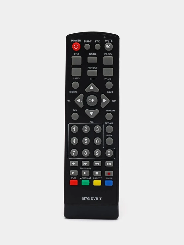 Пульт для цифровой приставки SkyTech 157G VER1 HD DVB-T2, Dexp