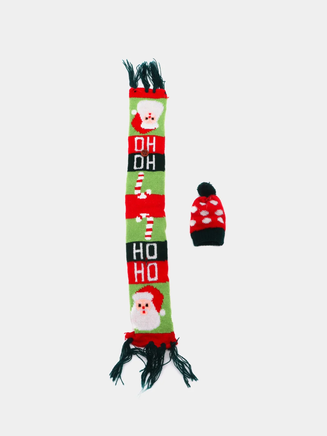 Новогодний набор для украшения бутылок