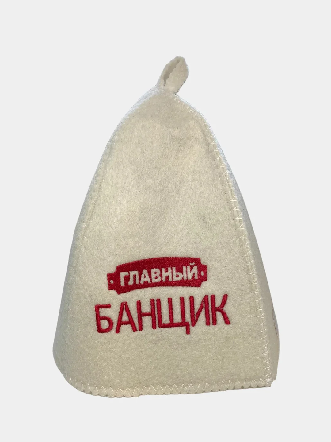 Манго шапка банная, классическая, с вышивкой