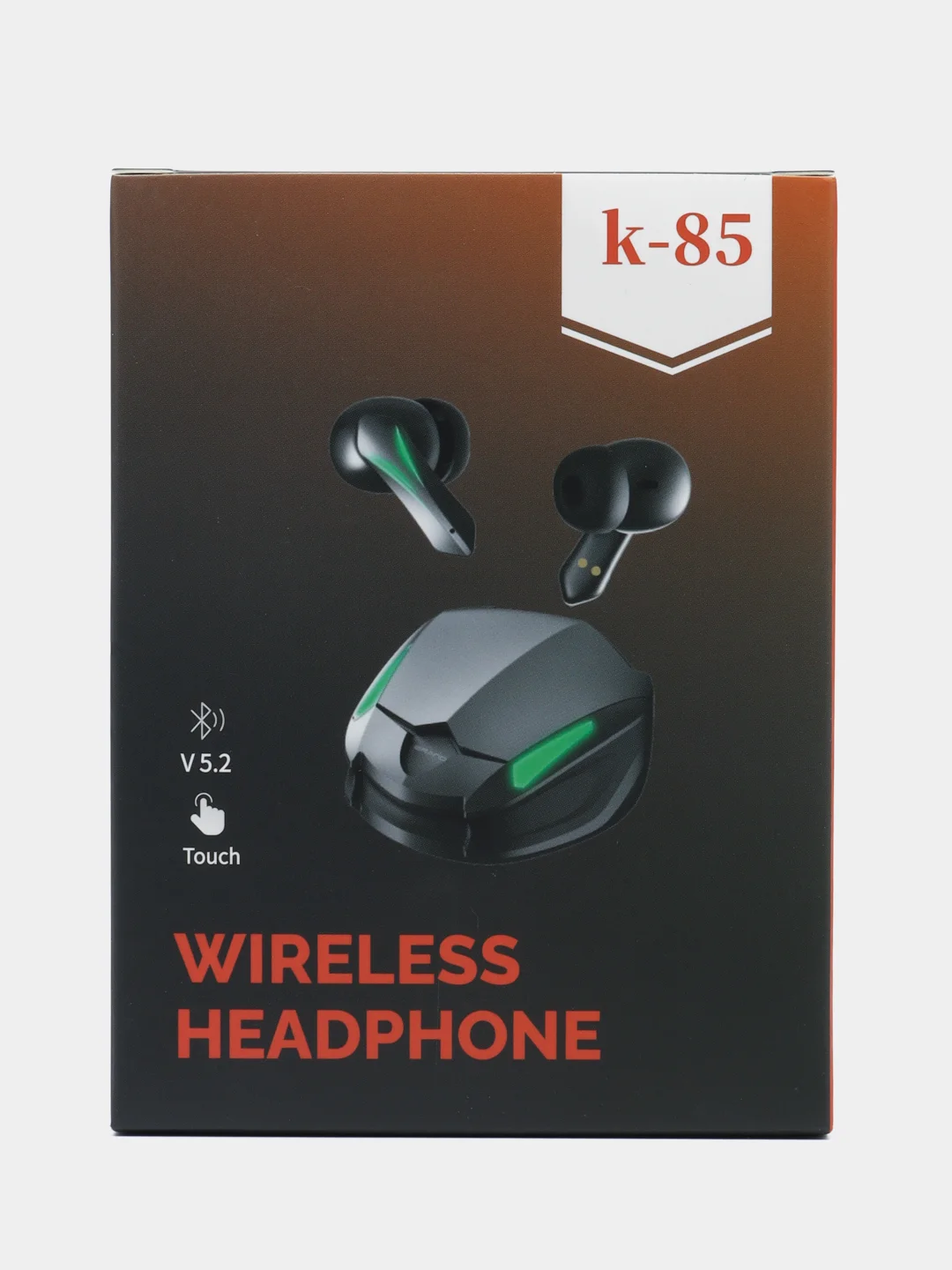 Белый наушники игровые K55, беспроводные