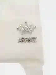 Белый шапка детская для девочки, с завязками, бантом, Posh Detki