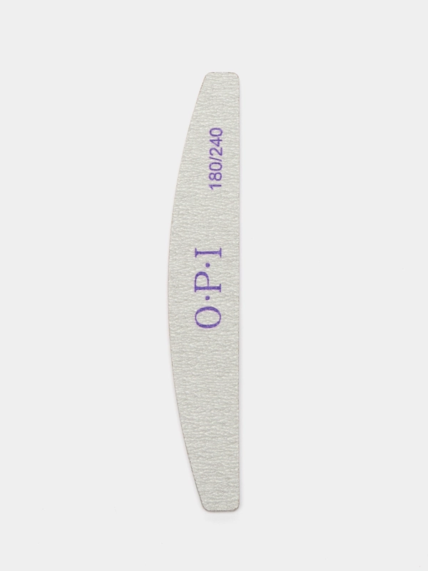 Пилка для ногтей OPI, для маникюра и педикюра, лодочка, 180/240