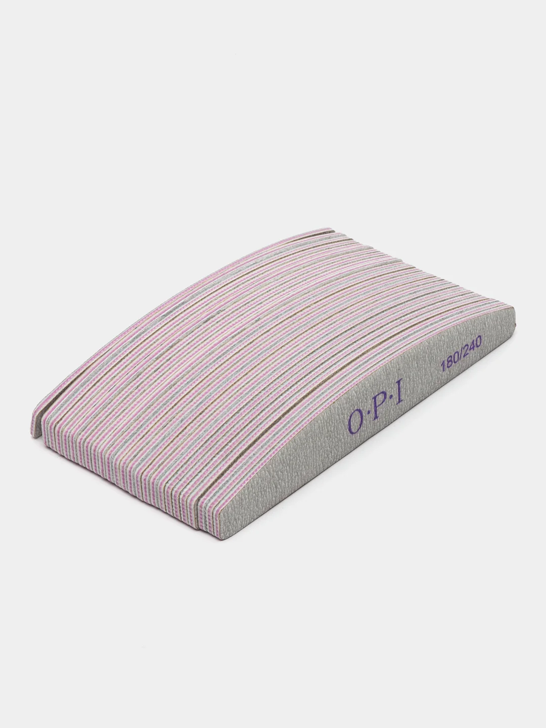 Пилка для ногтей OPI, для маникюра и педикюра, лодочка, 180/240