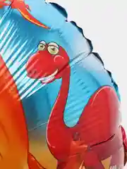 Мятный фольгированный шар "Динозавр"