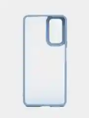 Небесно-голубой чехол матовый для Redmi Note 11 Pro 4G / Note 12 Pro 4G полупрозрачный, с глянцевой рамкой