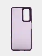 Небесно-голубой чехол матовый для Redmi Note 11 Pro 4G / Note 12 Pro 4G полупрозрачный, с глянцевой рамкой