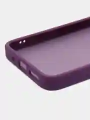 Пурпурный чехол матовый для Xiaomi Redmi 12, пластиковый, полупрозрачный, с глянцевой рамкой