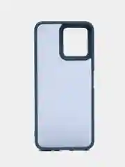 Пурпурный чехол матовый для Xiaomi Redmi 12, пластиковый, полупрозрачный, с глянцевой рамкой