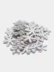 Белый снежинки из фоамирана, 25 мм