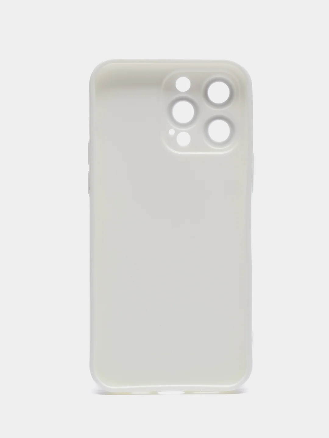 Белый чехол силиконовый для iPhone 12, 13, 13 Pro, 14, 14 Pro Max, защита линз камеры