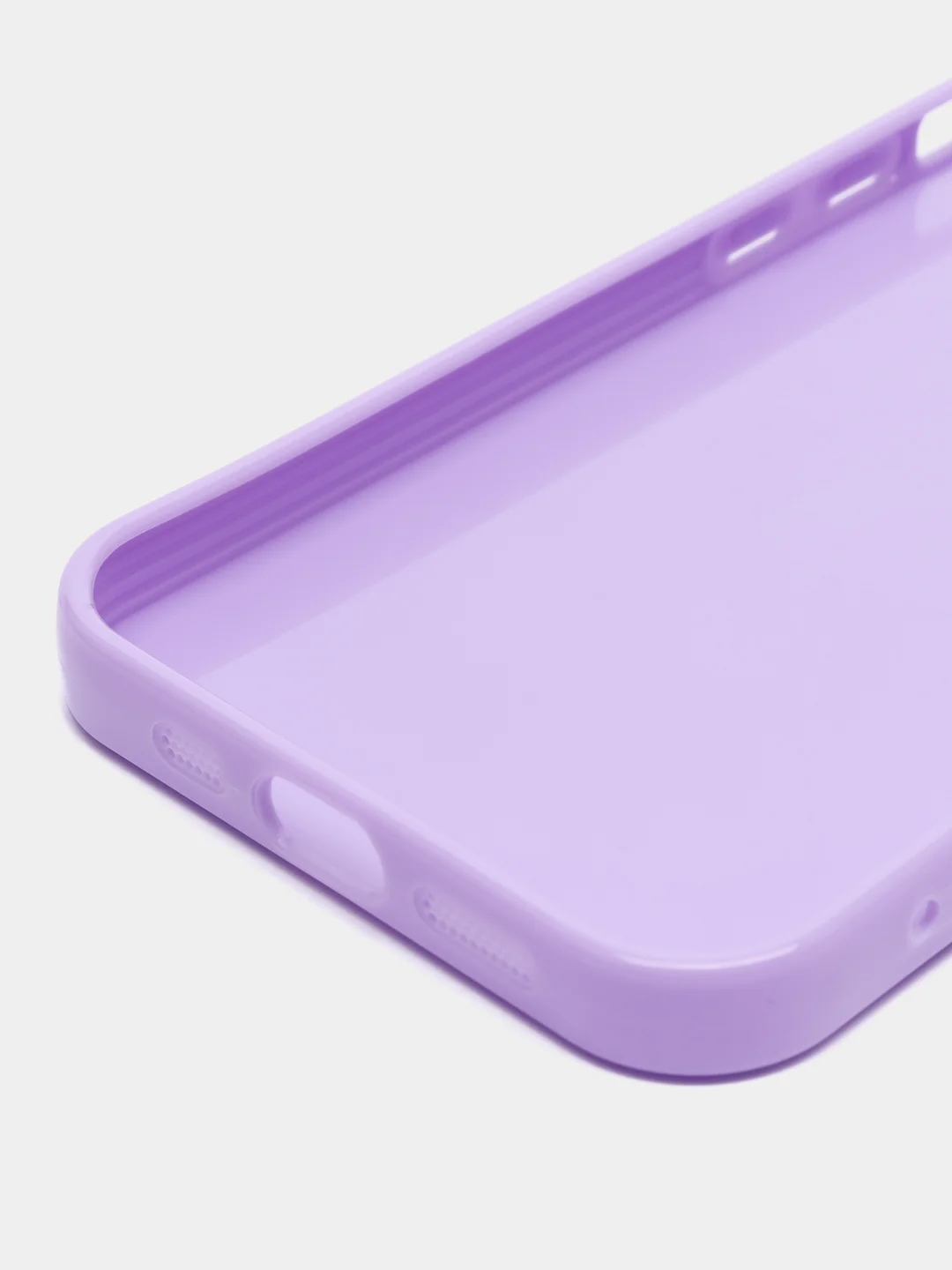 Лавандовый чехол силиконовый для iPhone 12, 13, 13 Pro, 14, 14 Pro Max, защита линз камеры