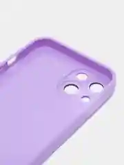 Лавандовый чехол силиконовый для iPhone 12, 13, 13 Pro, 14, 14 Pro Max, защита линз камеры