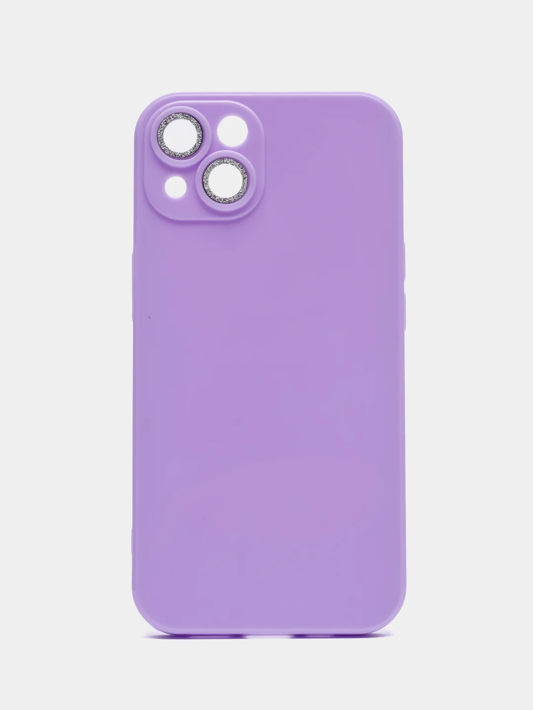 Лавандовый чехол силиконовый для iPhone 12, 13, 13 Pro, 14, 14 Pro Max, защита линз камеры