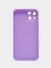 Лавандовый чехол силиконовый для iPhone 12, 13, 13 Pro, 14, 14 Pro Max, защита линз камеры