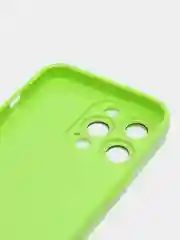 Салатовый чехол силиконовый для iPhone 12, 13, 13 Pro, 14, 14 Pro Max, защита линз камеры
