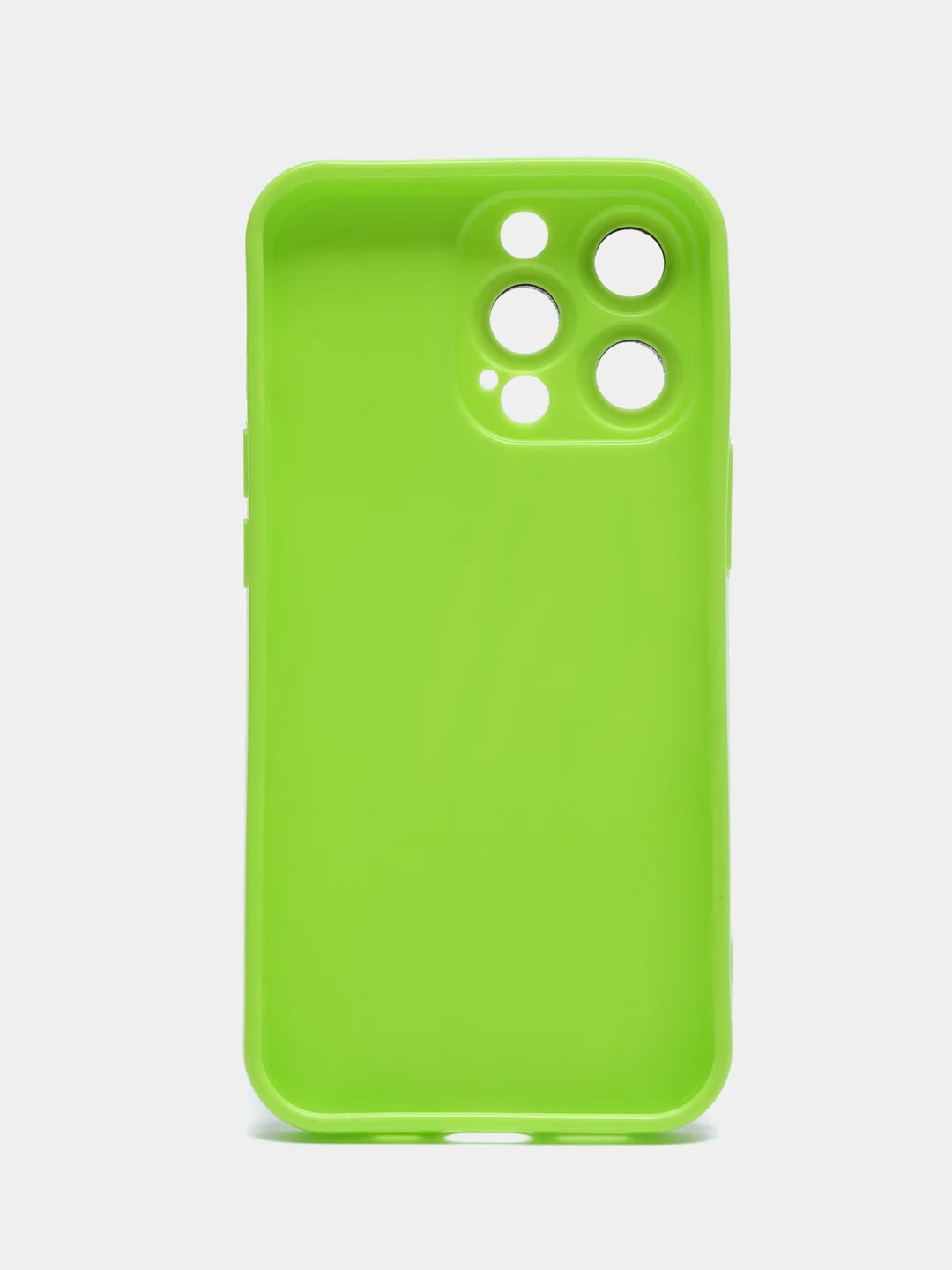 Салатовый чехол силиконовый для iPhone 12, 13, 13 Pro, 14, 14 Pro Max, защита линз камеры