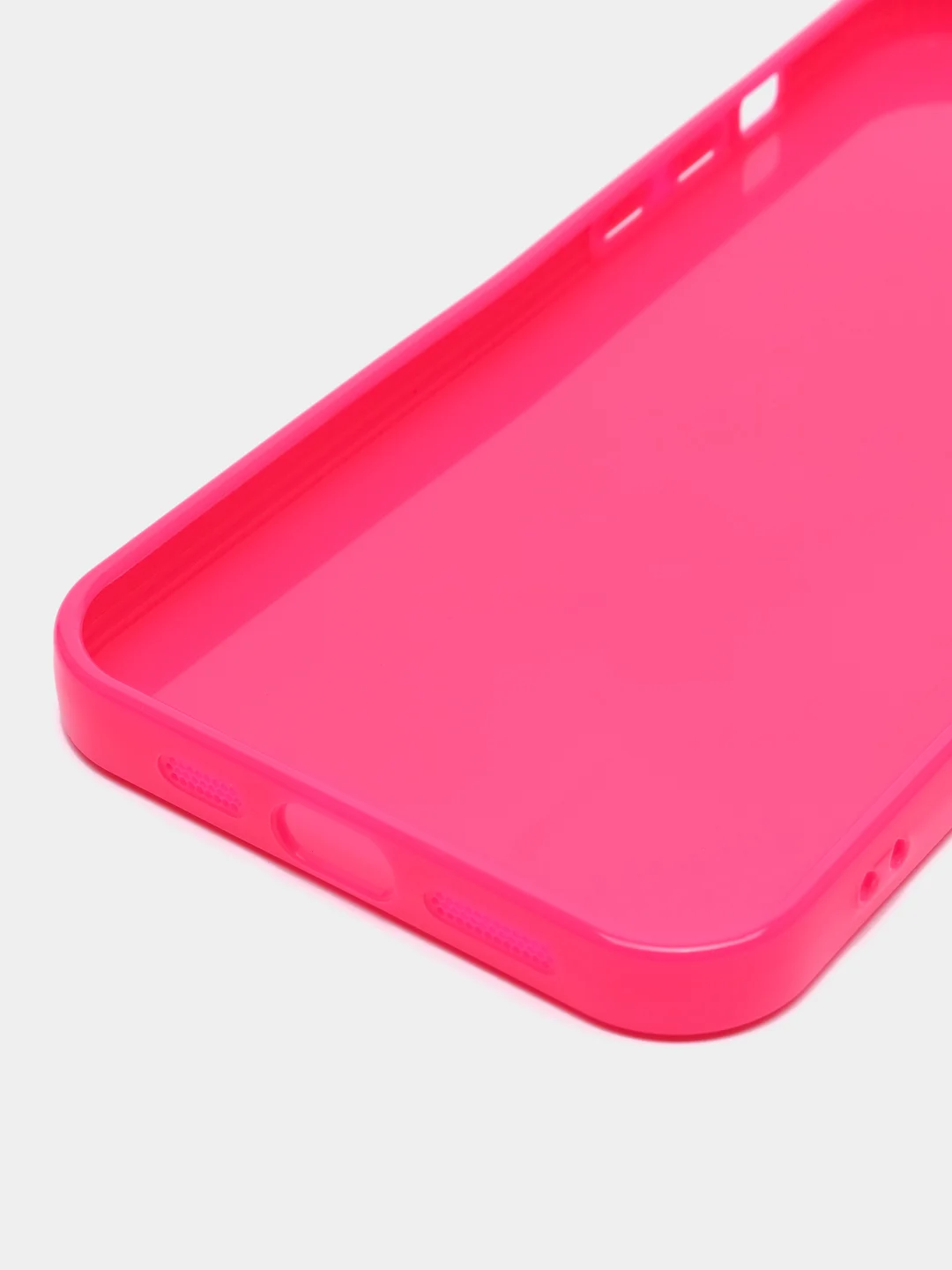 Фуксия чехол силиконовый для iPhone 12, 13, 13 Pro, 14, 14 Pro Max, защита линз камеры
