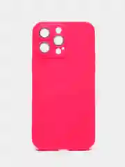 Фуксия чехол силиконовый для iPhone 12, 13, 13 Pro, 14, 14 Pro Max, защита линз камеры