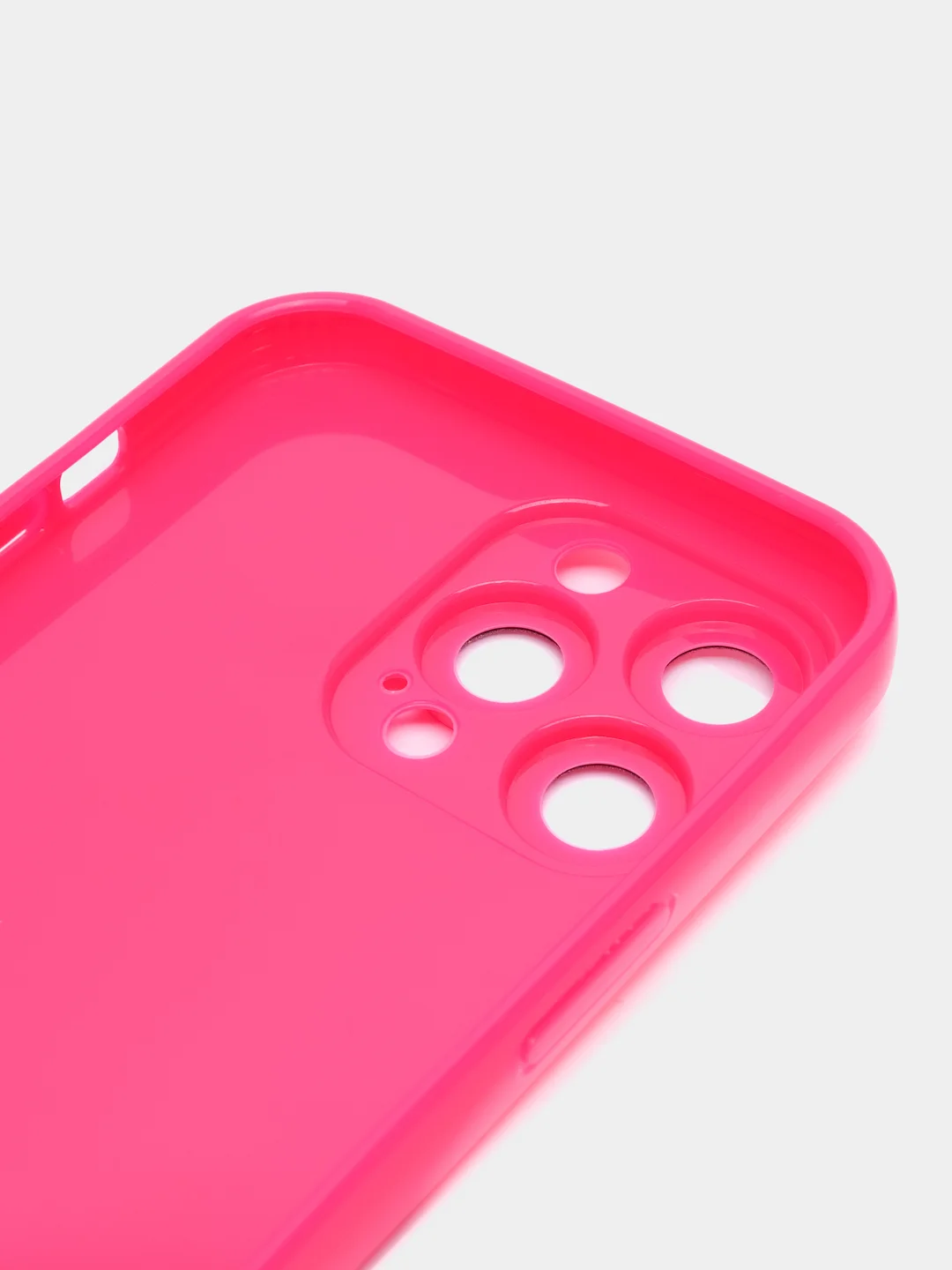 Фуксия чехол силиконовый для iPhone 12, 13, 13 Pro, 14, 14 Pro Max, защита линз камеры