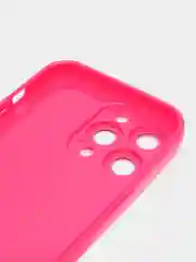 Фуксия чехол силиконовый для iPhone 12, 13, 13 Pro, 14, 14 Pro Max, защита линз камеры