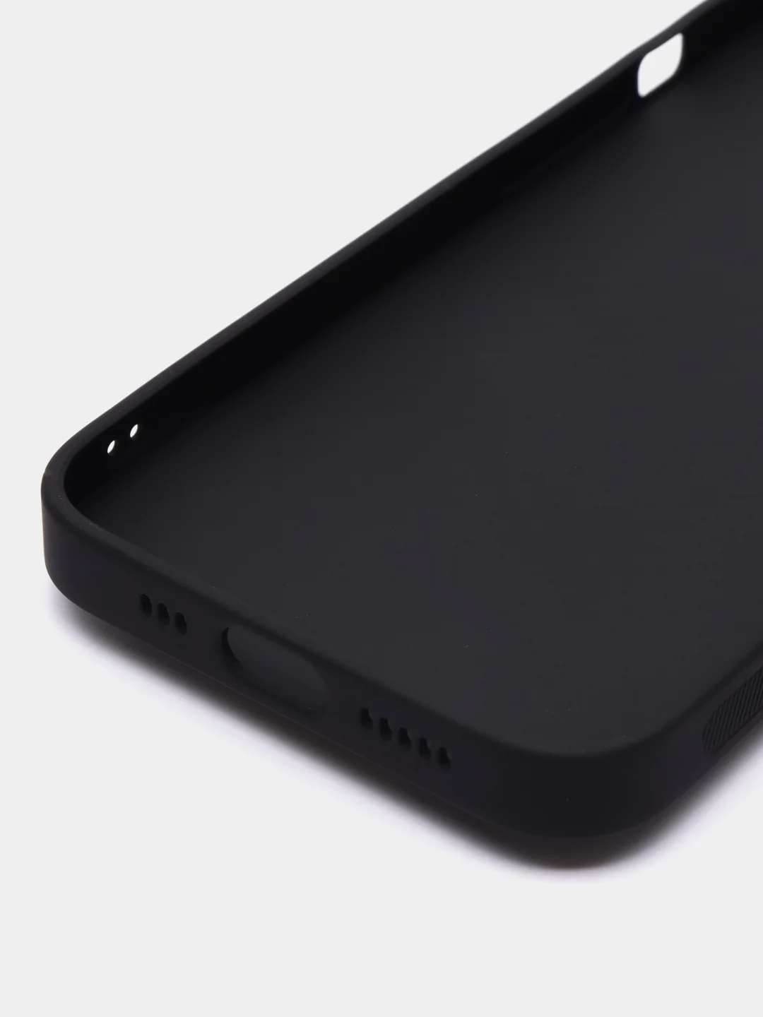 Черный чехол с магнитной подставкой-держателем на iPhone 12/Pro/Max, 13/Pro/Max, 14/Pro/Max/Plus