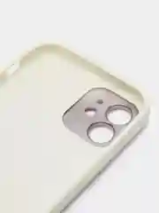 Белый чехол с магнитной подставкой-держателем на iPhone 12/Pro/Max, 13/Pro/Max, 14/Pro/Max/Plus
