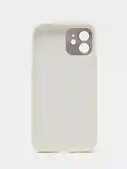 Белый чехол с магнитной подставкой-держателем на iPhone 12/Pro/Max, 13/Pro/Max, 14/Pro/Max/Plus